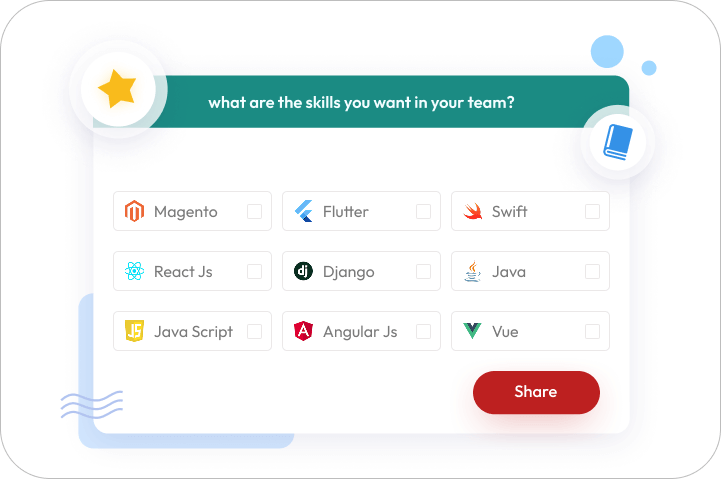 Share your requirements